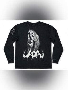 UADA Blood Sand Ash Long Sleeve Band Shirt Black Metal Size‎ Small